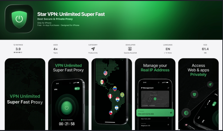 Get StarVPN on Your Mobile! | (US) United States