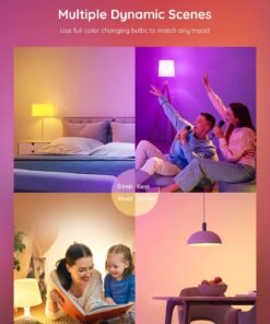 Govee Smart Light Bulbs, Color Changing Light Bulb, Work with Alexa and Google Assistant
