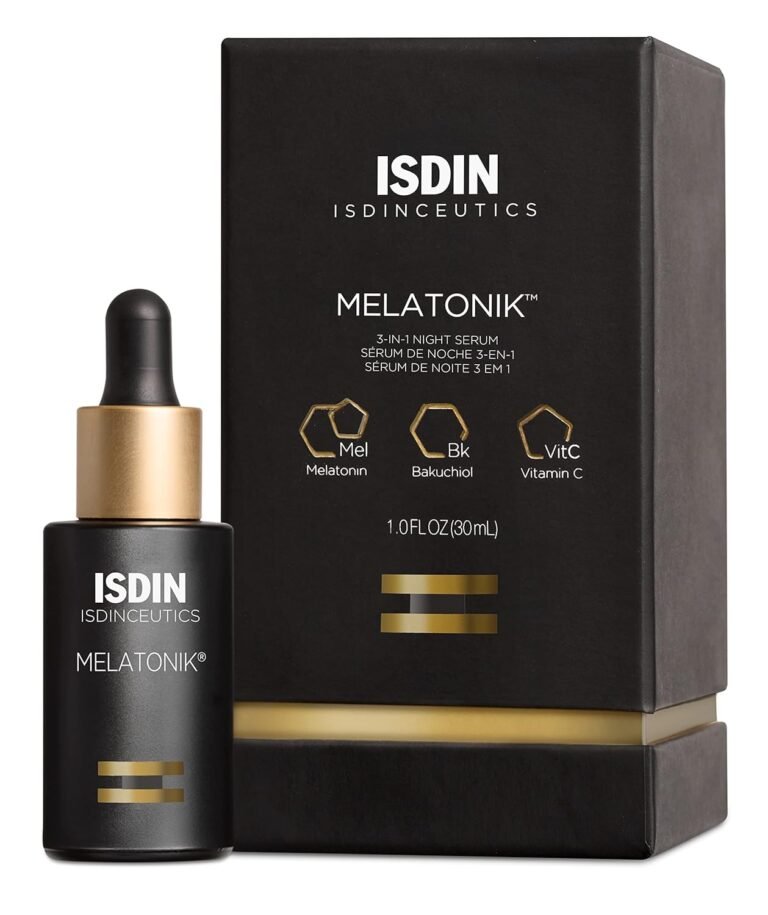 ISDIN Melatonik | Overnight Recovery Anti-Aging Benefits Night Serum | 3-in-1 Repairs | Restores and Brightens with Melatonin | Bakuchiol, Vitamin C